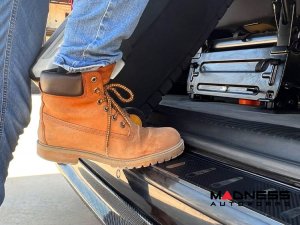 Volkswagen ID. Buzz Rear Bumper Sill Cover - Carbon Fiber Look Volkswagen ID. Buzz Rear Bumper Sill Cover - Carbon Fiber Look